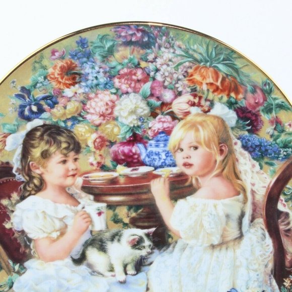 "The Tea Party" Collectible Plate - Picture 3 of 12